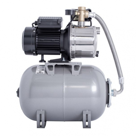 Hidrofor cu pompa autoamorsanta Wasserkonig IS506225, inox, putere 900 W, inaltime refulare 50 m, debit 3720 l/h, vas de expansiune 24 litri [2]
