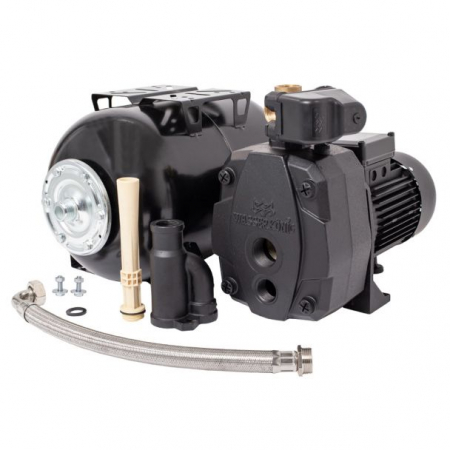 GRADINA - Hidrofor cu pompa de mare adancime Wasserkonig FA684825, putere 1500 W, debit 2880 l/h, inaltime refulare 68 m, aspiratie 40 m, vas de expansiune 24 litri