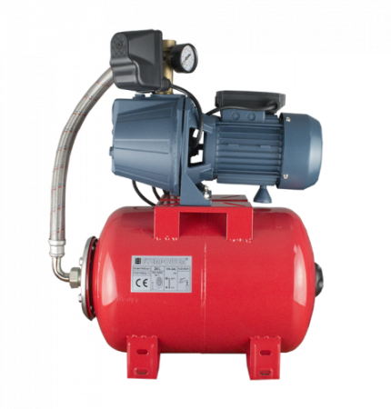 GRADINA - Hidrofor Pompa Fontă 1100W 50L – BAR-JET100/50, Sistem Automat de Alimentare cu Apă, Debut Puternic, Ideal pentru Locuințe, Grădini și Aplicații Comerciale Mici