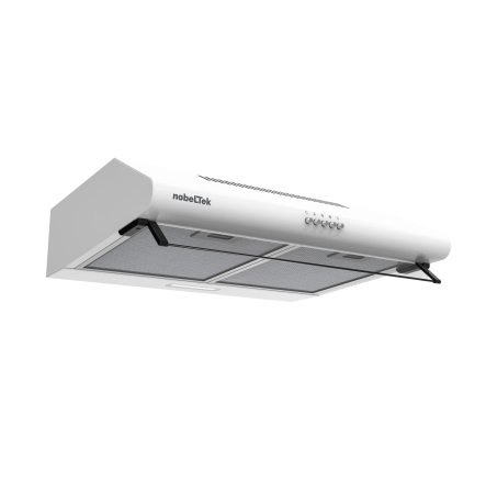 Hote Traditionale - Hota clasica NobelTek NHO-CL60F49W, 60 cm, 1 motor, 2 filtre aluminiu, lampa led, 400m3, Alb