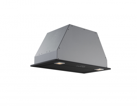 Hotă de bucătărie Pyramis Turbo ERN, total incorporabilă, 52 cm, motor puternic, 760 m³/h, control Soft Touch și timer, design modern cu finisaj metalic negru rezistent [1]