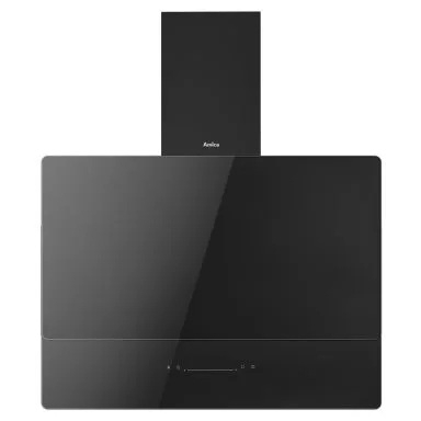 Marelvi - Hota decorativa Amica, 60 cm, 691 m3/h, 1 motor, 1 filru aluminiu, 4 trepte, control touch, display Alb, diametru evacuare 150mm, 68 dB, negru