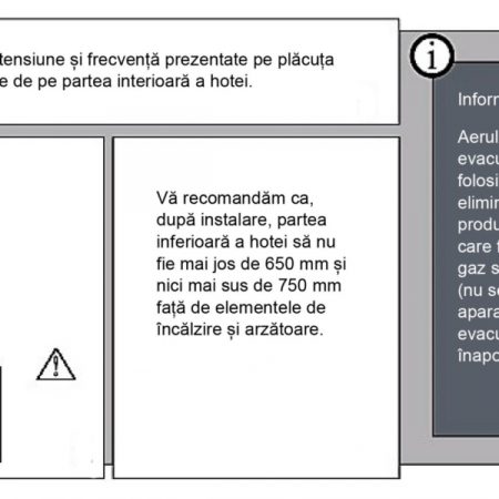 Hota decorativa inclinata Samus HSI630MGB, tip turn cu partea de lucru inclinata, 297 mc/h, 1 motor, latime 60 cm, filtru de grasime din aluminiu, Neagra [2]