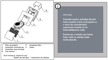 Hota decorativa inclinata Samus HSI640DGB [1]
