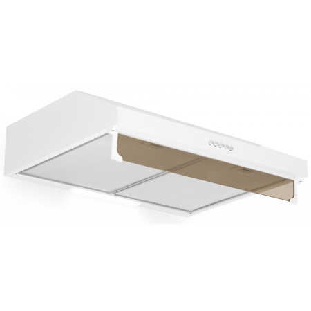Hota decorativa LDK Classico 60 CUBO 2M W, Putere de absorbtie 450 m3/h, 3 trepte de putere, 2 motoare, Iluminare LED, Filtru aluminiu, Alb [1]