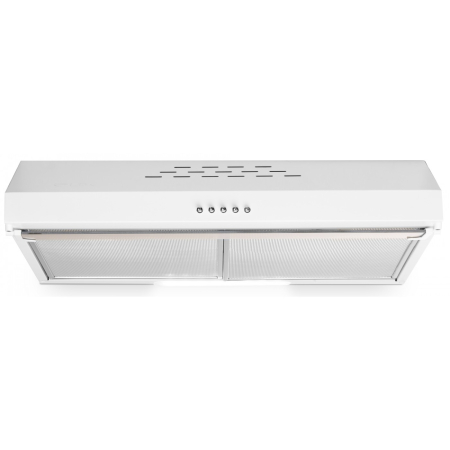 Hote Decorative - Hota decorativa LDK Classico 60 CUBO 2M W, Putere de absorbtie 450 m3/h, 3 trepte de putere, 2 motoare, Iluminare LED, Filtru aluminiu, Alb