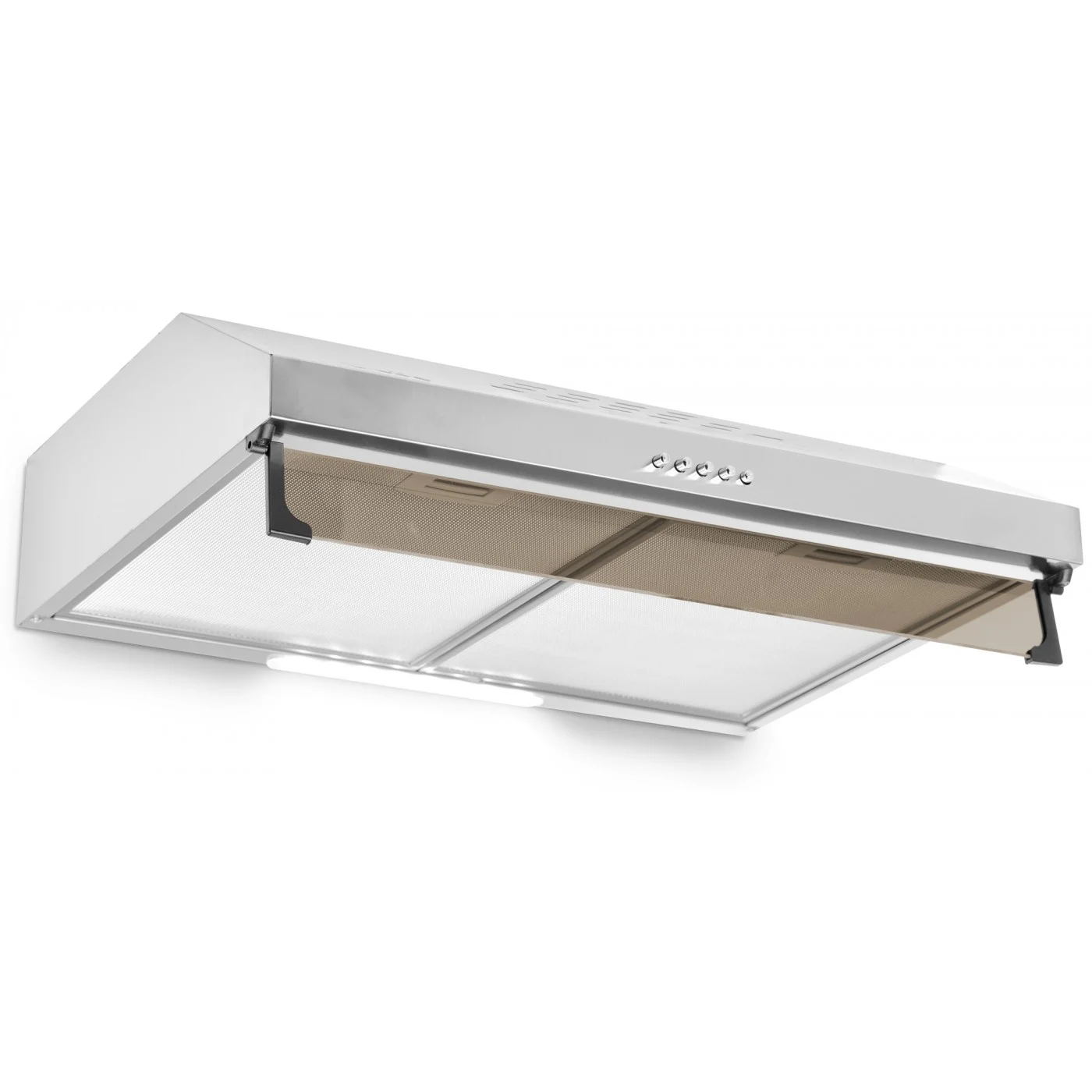 Hota decorativa LDK Classico 60 CUBO 2M X, Putere de absorbtie 450 m3/h, 3 trepte de putere, 2 motoare, Iluminare LED, Filtru aluminiu, Inox [1]