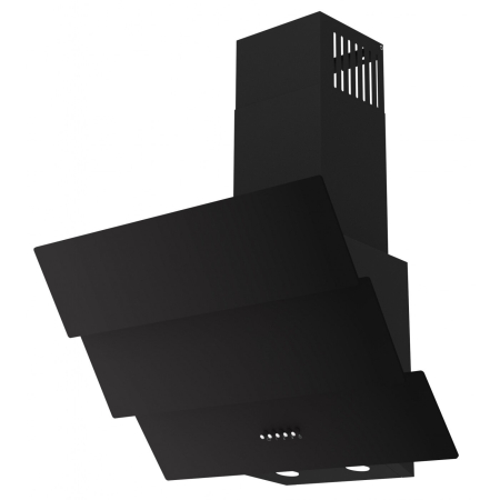 Hota decorativa LDK HD-4CGBK, Putere de absorbtie 450 m3/h, 3 trepte de putere, Iluminare LED, Sticla securizata, Filtru aluminiu, 60 cm, Negru [2]