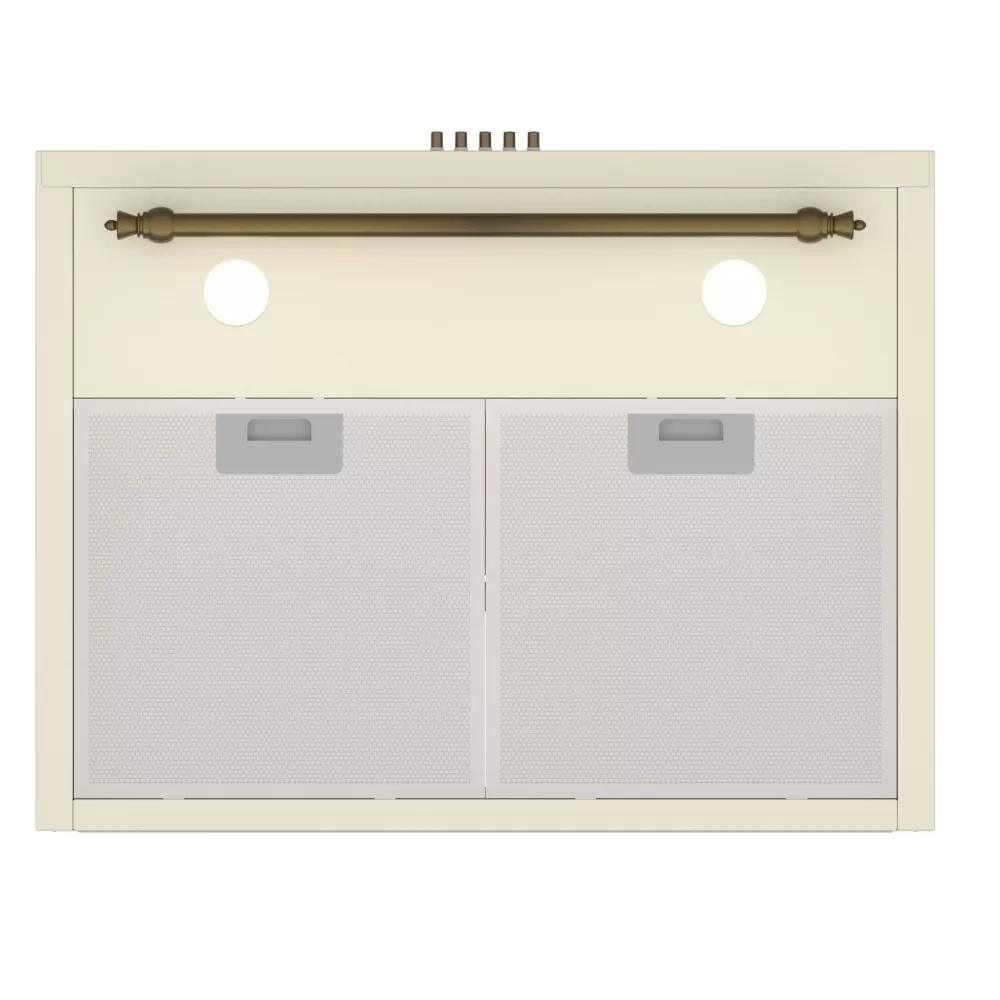 Hota decorativa Studio Casa Onda Beige Turbo, 60 cm, 1 Motor Tubo, Putere 222 W, Putere de absorbtie 680 m3/h, Dimensiuni (LxlxH)	59,6 x 45,25 x 24 cm, Beige [3]