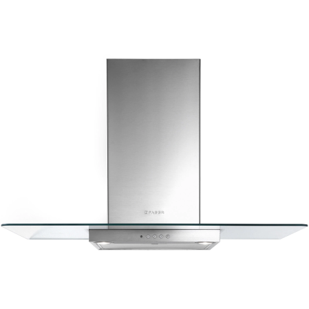 Marelvi - Hota decorativa, T, Faber, NICE LED SRM X/V A60, 60 cm, 420 m3h, 66 dB, 1 motor, filtru aluminiu, clasa C, butoane push, LED2, , Inox-Sticla, 325.0557.681