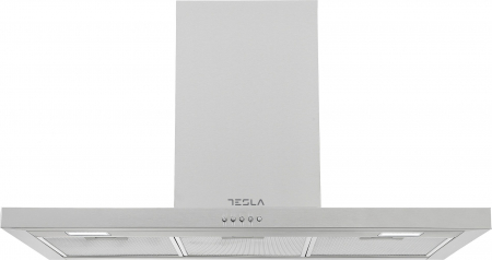 Hota decorativa Tesla DC900AX, T-shape, 1 motor 190W, Putere de absorbtie 630 m3/h, 3 viteze, Led 2x2W, 90 cm, Inox [1]