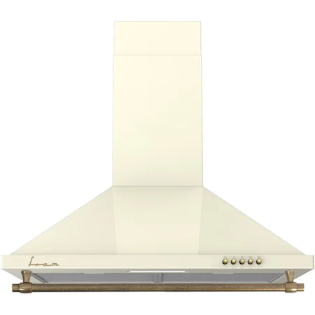 Hote Decorative - Hota incorporabila decorativa Fram FCH-S400RBG, Putere de absorbtie 281 m3/h., Lumina LED, 60 cm, Bej