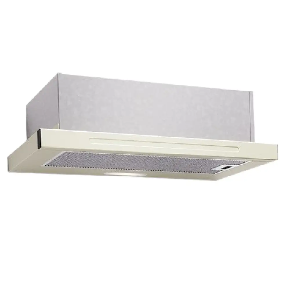 Hote Telescopice - Hota incorporabila telescopica INES BEIGE, 60CM, 450m3/h, 2 motoare, Bej Nuova Cucina