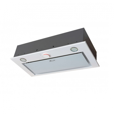 BUCATARIE - Hota Incorporabila Tornado Modul Glass 750 (60), 1 motor, latime 60 cm, 3 viteze, absorbtie 750 m3/ora, Alb