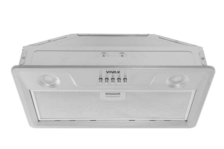 Hota incorporabilă Vivax CHO-60BI100T X, 52,5 cm, 100 W, 1 motor, 3 viteze, filtru aluminiu, iluminare LED, Inox [4]