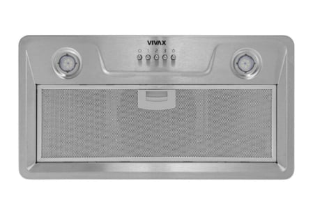 Hota incorporabilă Vivax CHO-60BI100T X, 52,5 cm, 100 W, 1 motor, 3 viteze, filtru aluminiu, iluminare LED, Inox [2]