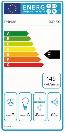 Hotă rustică Pyramis EL60, 60 cm, capacitate de absorbție 368 m³/h, finisaj bej și ramă decorativă din lemn natur, combinație armonioasă între tradițional și modern [3]