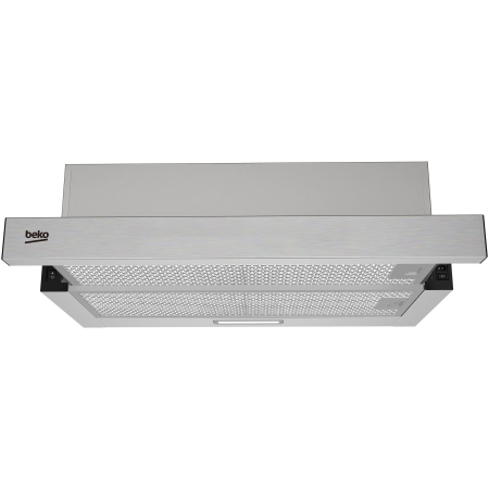 Marelvi - Hota telescopica Beko, 65W, cap abs 320 mc/h, 3 trepte de putere, filtre metalice lavabile, filtre carbon, iluminare LED, Inox