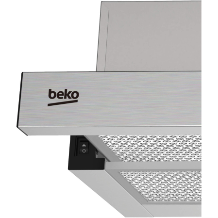 Hota telescopica Beko, 65W, cap abs 320 mc/h, 3 trepte de putere, filtre metalice lavabile, filtre carbon, iluminare LED, Inox [3]