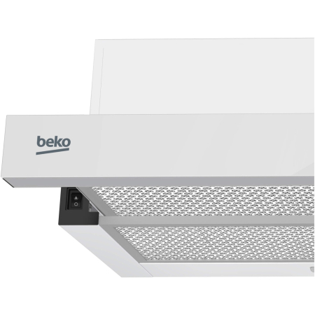 Hota telescopica Beko, putere de absorbtie 320 mc/h, Iluminare LED, Filtre carbon, 3 trepte de viteze, Alb [2]