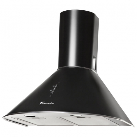 Hota tip Cupola Tornado Violla 750 (50) LED, 1 motor Turbo, latime 50 cm, 3 viteze, absorbtie 750 m3/ora, filtru anti-grasimi aluminiu 5 straturi, Negru [5]
