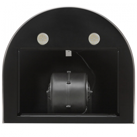 Hota tip Cupola Tornado Violla 750 (50) LED, 1 motor Turbo, latime 50 cm, 3 viteze, absorbtie 750 m3/ora, filtru anti-grasimi aluminiu 5 straturi, Negru [4]