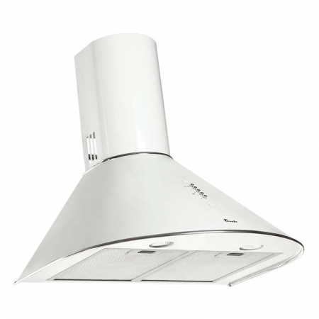 Hote Cupolare - Hota tip Cupola Tornado Violla 750 (60) LED, 1 motor Turbo, latime 60 cm, 3 viteze, absorbtie 750 m3/ora, filtru anti-grasimi aluminiu 5 straturi, Alb