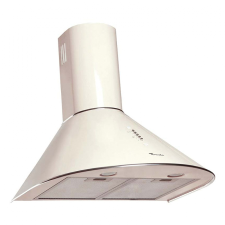 Hote Cupolare - Hota tip Cupola Tornado Violla 750 (60) LED, 1 motor Turbo, latime 60 cm, 3 viteze, absorbtie 750 m3/ora, filtru anti-grasimi aluminiu 5 straturi, Bej
