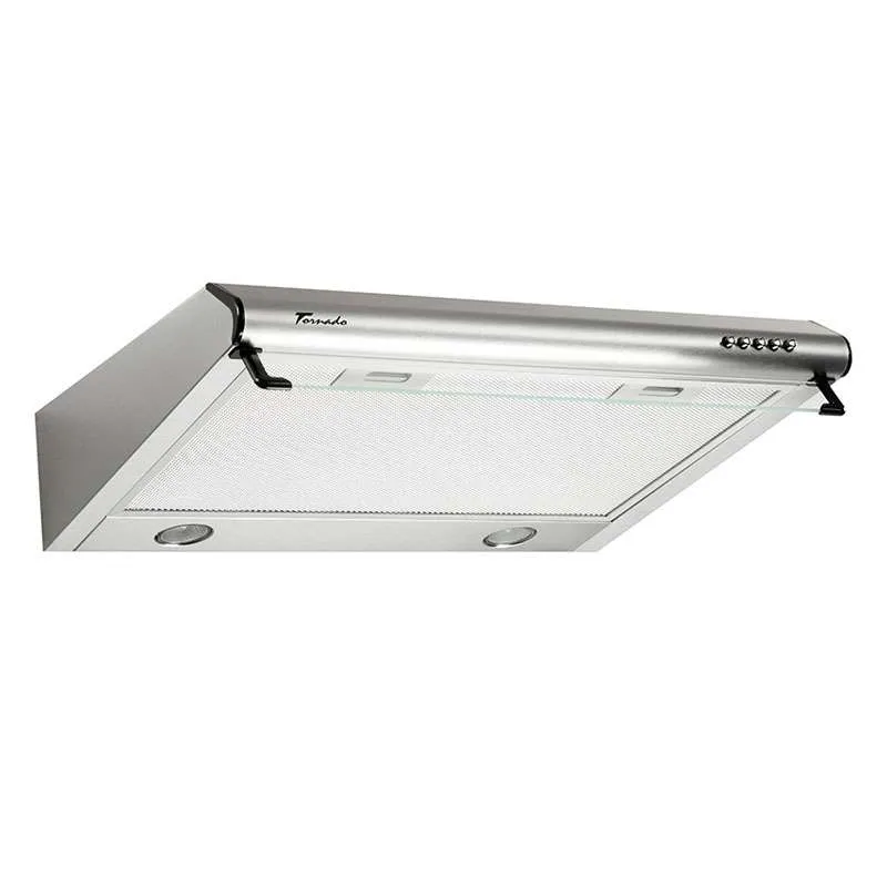 Hote Traditionale - Hota traditionala Tornado Bona 10 (50) LED, 1 motor, latime 50 cm, absorbtie 380 m3/ora, filtru anti-grasimi aluminiu 5 straturi, Inox