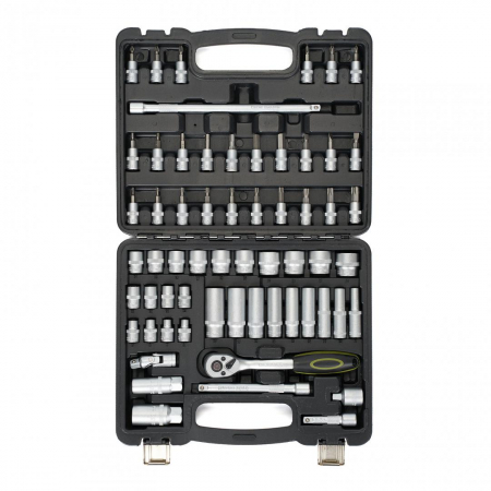 BRICOLAJ - Trusa multifunctionala 61 piese Heinner CTSM015, material chrome-vanadium