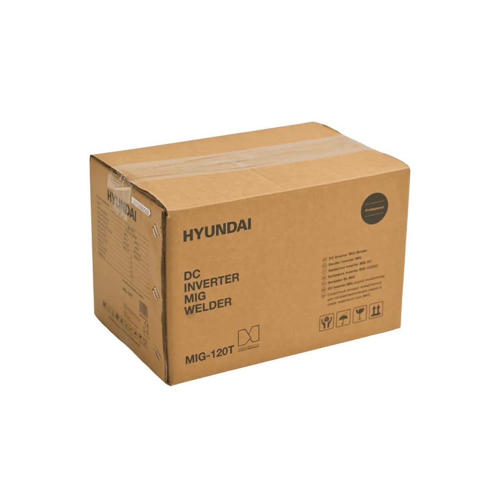 Invertor de Sudură Hyundai MIG-120T, MIG fără Gaz + MMA, 120 A, 230 V, Tehnologie IGBT, Hot Start, Anti Stick, Sârmă 0.8–1.0 mm [3]
