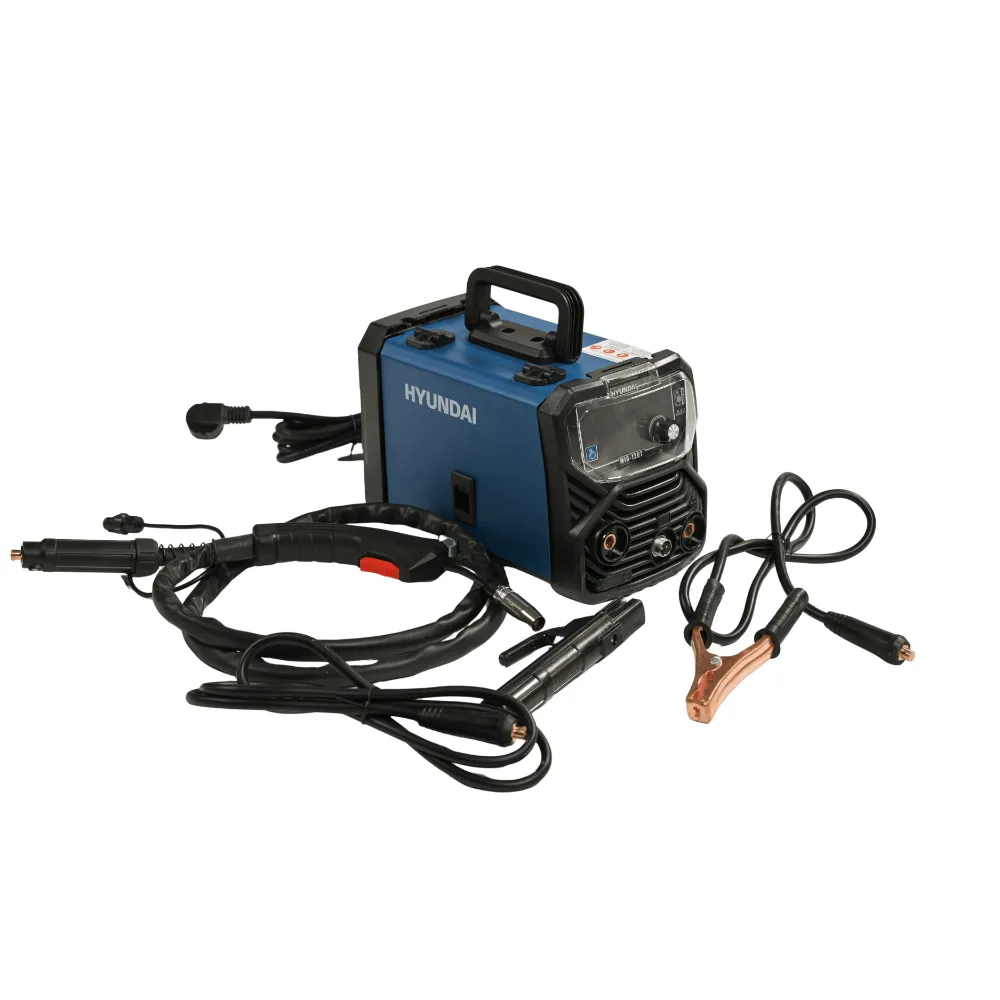 Aparate de sudura - Invertor de Sudură Hyundai MIG-120T, MIG fără Gaz + MMA, 120 A, 230 V, Tehnologie IGBT, Hot Start, Anti Stick, Sârmă 0.8–1.0 mm