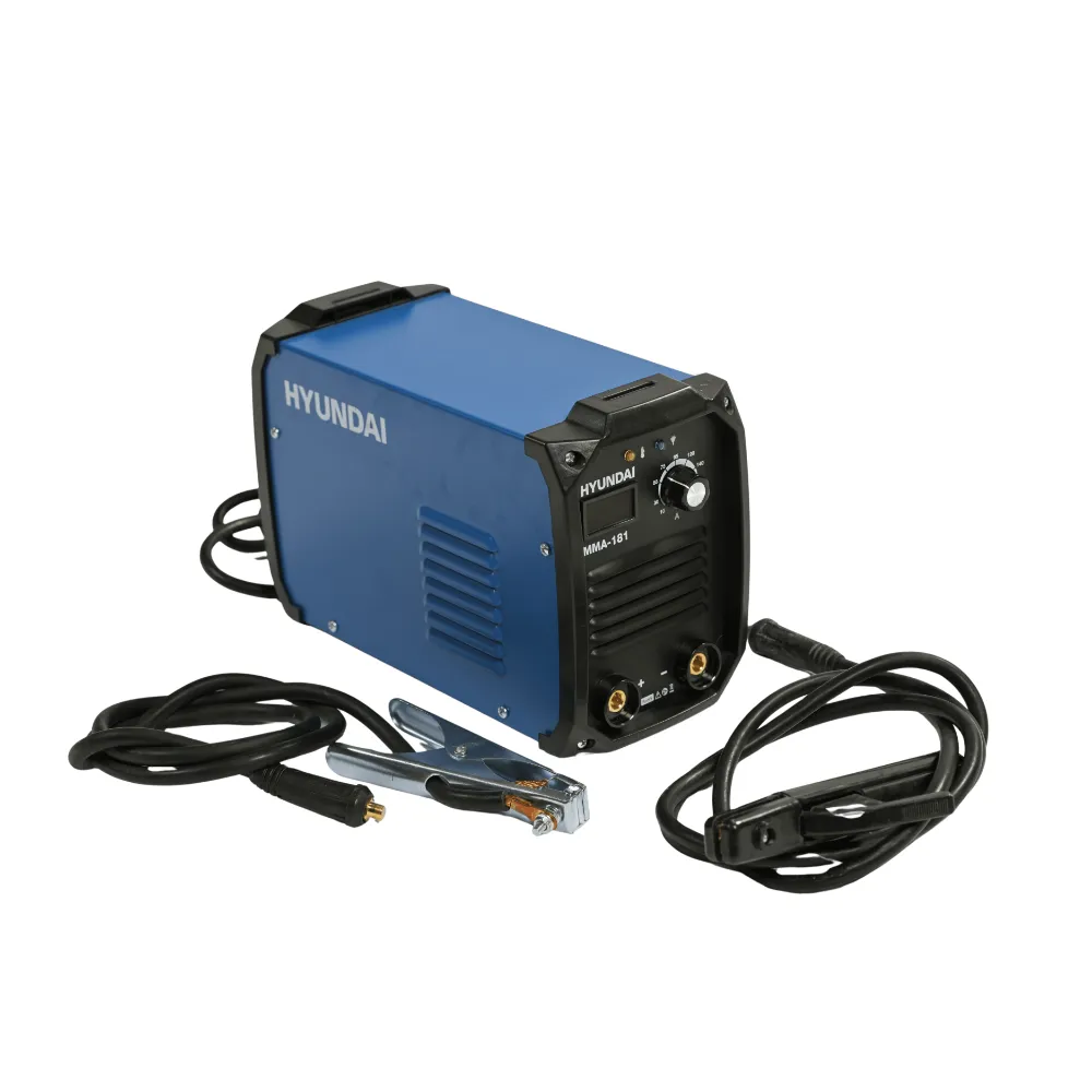 BRICOLAJ - Invertor de Sudură Hyundai MMA-181, MMA, Tehnologie IGBT, Monofazat, Display Digital, Hot Start, Anti Stick, Protecție la Supraîncălzire