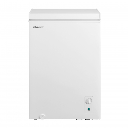 Lazi frigorifice - Ladă Frigorifică Albalux AXLF116E, 110 L, Frigider și Congelator, Clasă Energetică E, Dezghețare Manuală, Termostat Reglabil