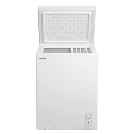 Lazi frigorifice - Ladă Frigorifică Albalux AXLF156E, 156 L, Frigider și Congelator, Clasă Energetică E, Dezghețare Manuală, Termostat Reglabil