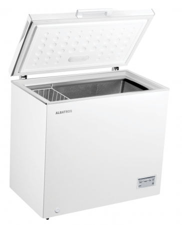 Lazi frigorifice - Lada frigorifica Albatros LA229E, 198 litri, clasa E, latime 90.5 cm, dubla functionalitate frigider / congelator, termostat reglabil, alba