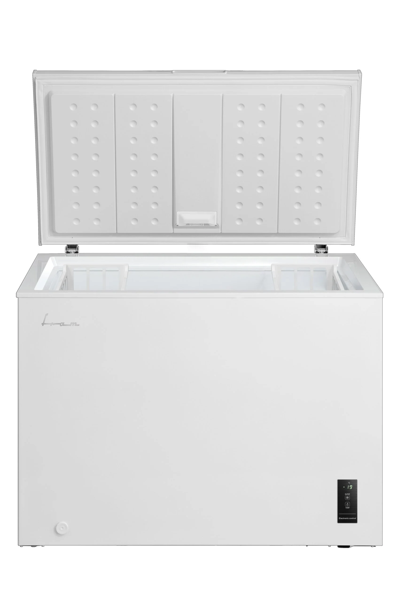 Ladă Frigorifică FRAM FCF-M249DINVCE++, 249 L, Clasa E, Convertibilă Frigider/Congelator, Compresor Inverter, Control Electronic, Display Digital, Super Congelare, Winter Protection -15°C, 2 Coșuri, A [1]