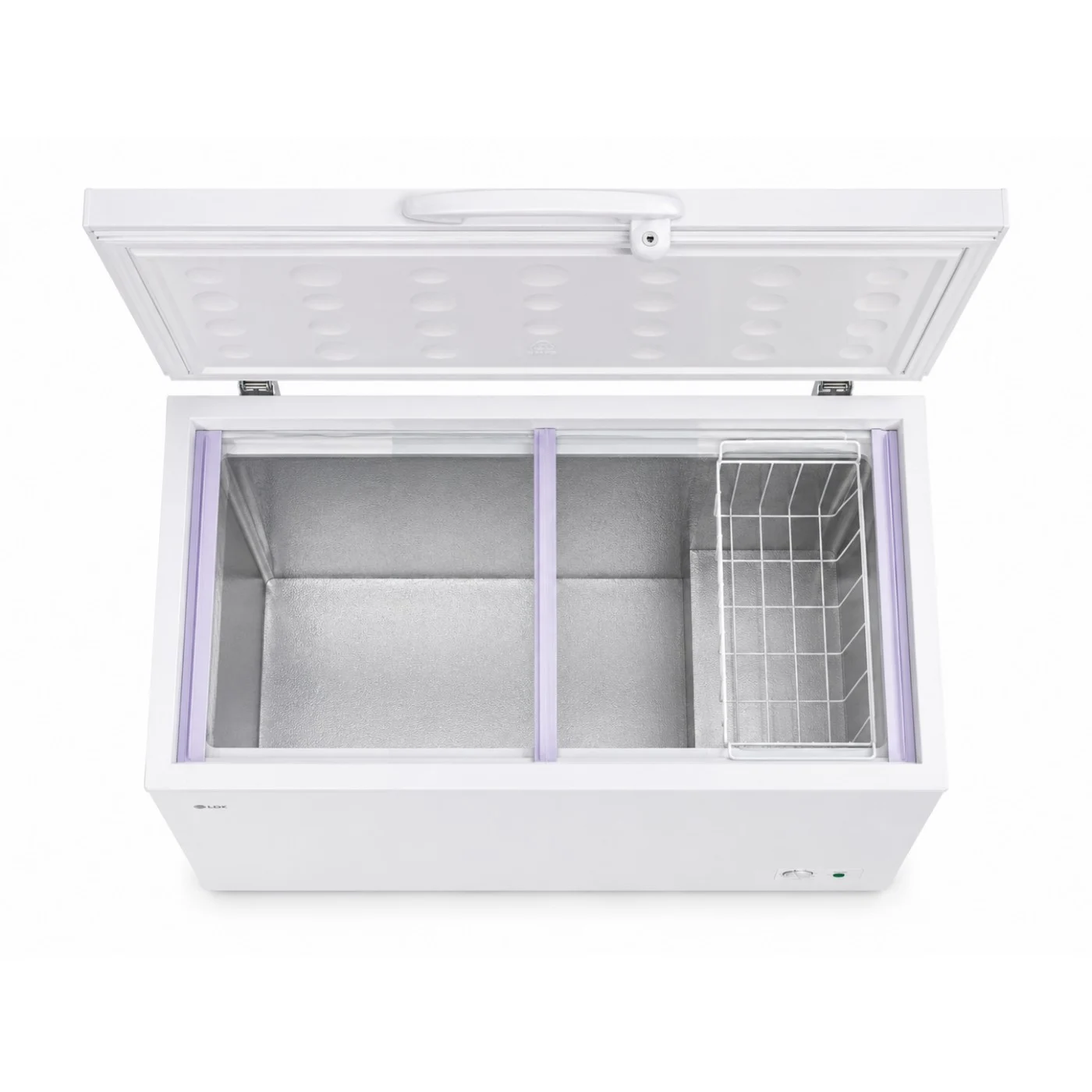 Lada frigorifica LDK BD-250FCGC, Clasa E, Capacitate 244 l, Dimensiuni (Î x L x A) (cm): 85 x 101 x 57.5, Congelare rapida, Termostat ajustabil, Alb [4]