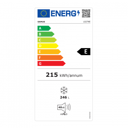 Ladă Frigorifică Samus LS276E, 246L, Clasa E, Fast Freeze, Termostat Reglabil, Control Electronic LED, Alb [3]