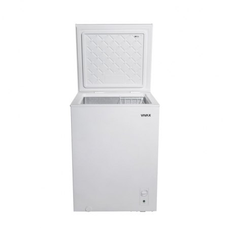 Lada frigorifica VIVAX CFR-143, Capacitate 143L, Clasa E, Conditii extreme -24 grade Celsius, Sistem convertibil - Functie frigider, Termostat reglabil, Cos metalic, H 85cm Alb [3]