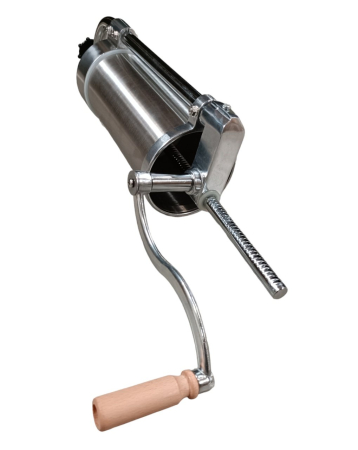 Masina-carnatar / presa de umplut carnati 3kg verticala din Inox + 4 palnii, GF-0821 [3]