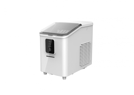 Aparate cuburi de gheata - Mașină de făcut cuburi de gheață HEINNER Frosty Breeze HIM-DW120WH, 8.8 kg/24h, 8 cuburi/9 min, rezervor 0.8L, recipient detașabil, autocurățare, indicator lipsă apă, alb