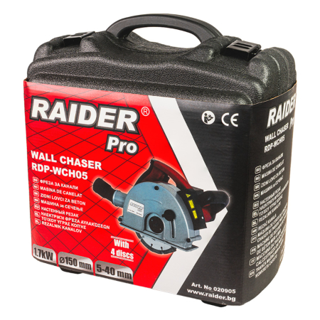 Masina de frezat caneluri, canelat, putere 1.7kW, disc 150mm, canal 5-40mm, cutie, RDP-WCH05 [8]