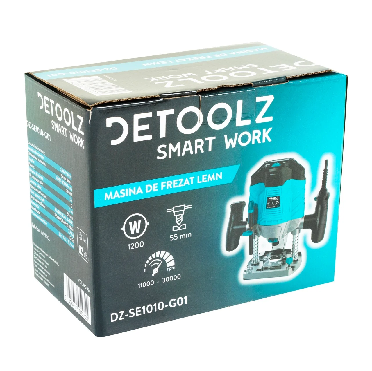 Masina de frezat lemn Detoolz, 1200 W, 7 viteze, capacitate de frezare de 55 mm [7]