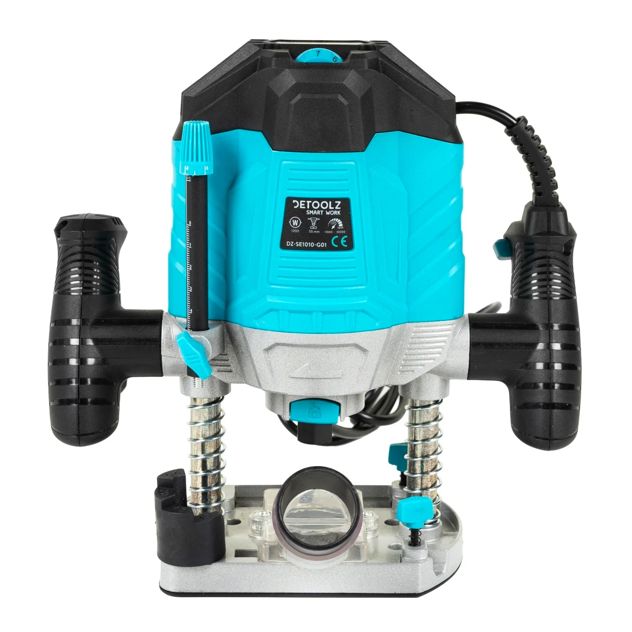 Freze si carote - Masina de frezat lemn Detoolz, 1200 W, 7 viteze, capacitate de frezare de 55 mm