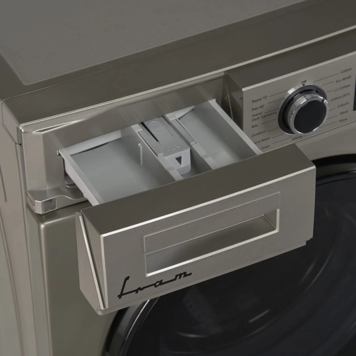 Masina de spalat rufe Fram FWM-V714T2IXD+++, 7 kg, 1400 rpm, Display digital, Allergy safe, Start intarziat, Anti-sifonare, Eco-Logic, Inox crom [5]