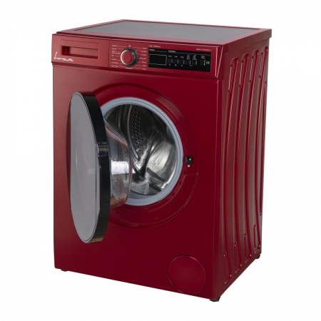 Masini de spalat rufe frontale - Masina de spalat rufe Fram FWM-V714T2RDD+++, 7 kg, 1400 rpm, Clasa D, Allergy safe, Start intarziat, Anti-sifonare, Eco-Logic, Rosu pastelat