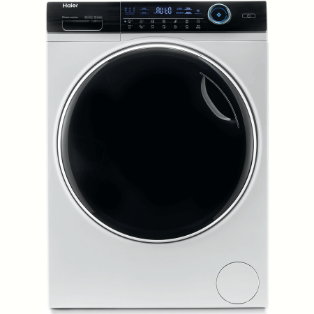Marelvi - Masina de spalat Haier, 31011193, Motor Direct Motion, 10 kg, clasa A, 1400 rpm, Refresh, ABT, Steam, Drum light, Dual spray, Pillow Drum, display Led cu Touch control, iTime, Smart Detecting, alba -