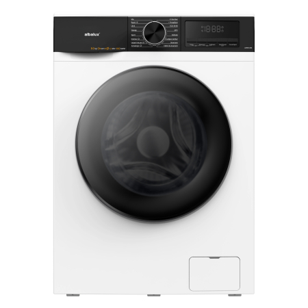 BUCATARIE - Masina de spalat rufe Albalux AXEWI1496, 9 kg, 16 programe, 1400 rotatii, Clasa energetica A, Motor inverter, Control antispuma