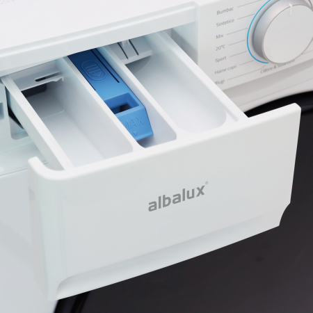 Mașină de Spălat Rufe Albalux AXGIW1471 - 7 kg Capacitate, Clasă Energetică B, Motor Inverter, 16 Programe, Funcție Hygiene Pro, 1400 RPM, Alb [3]